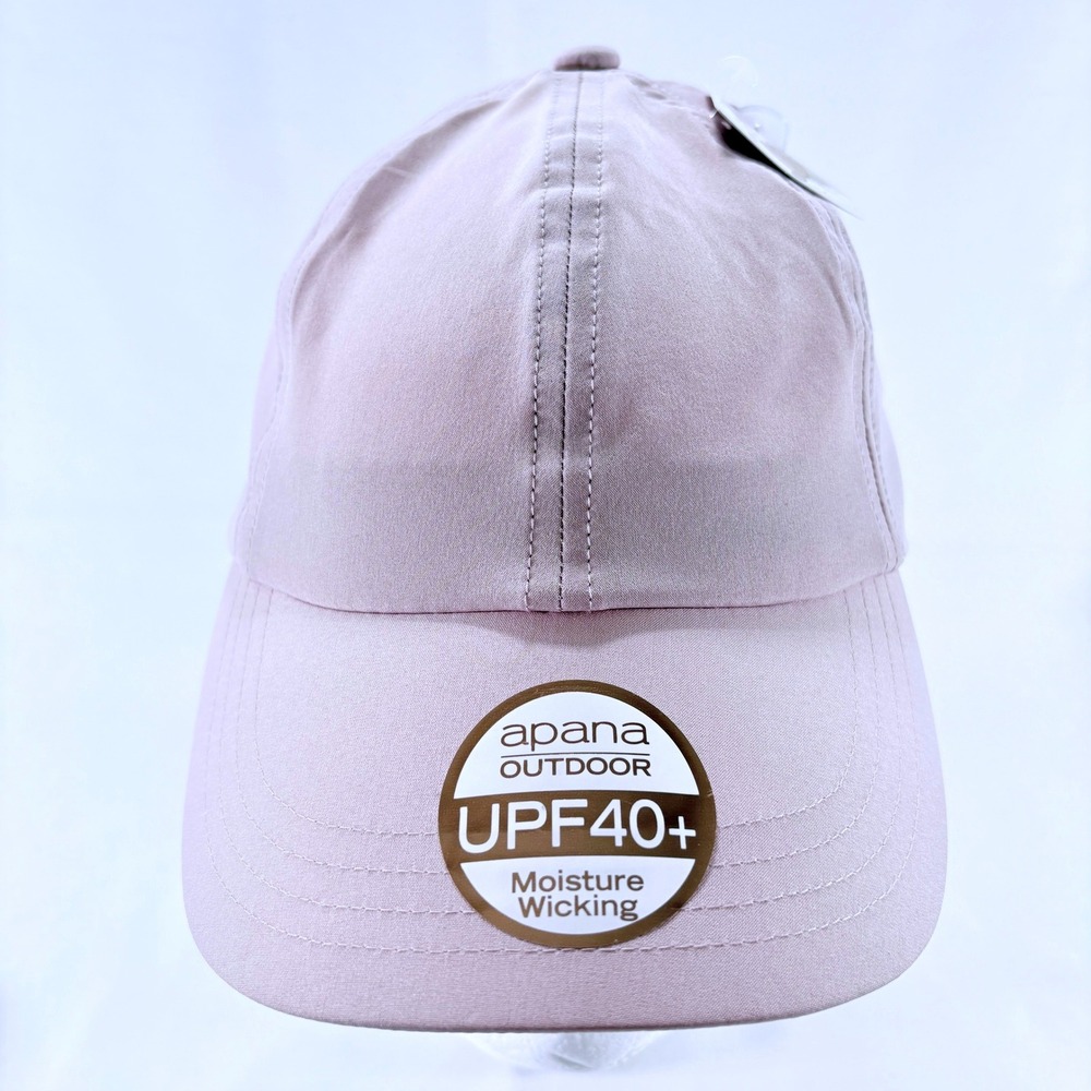 Apana Outdoor High Ponytail Cap OS Mauve Pink UPF 40+ Moisture Wicking Mesh Hat